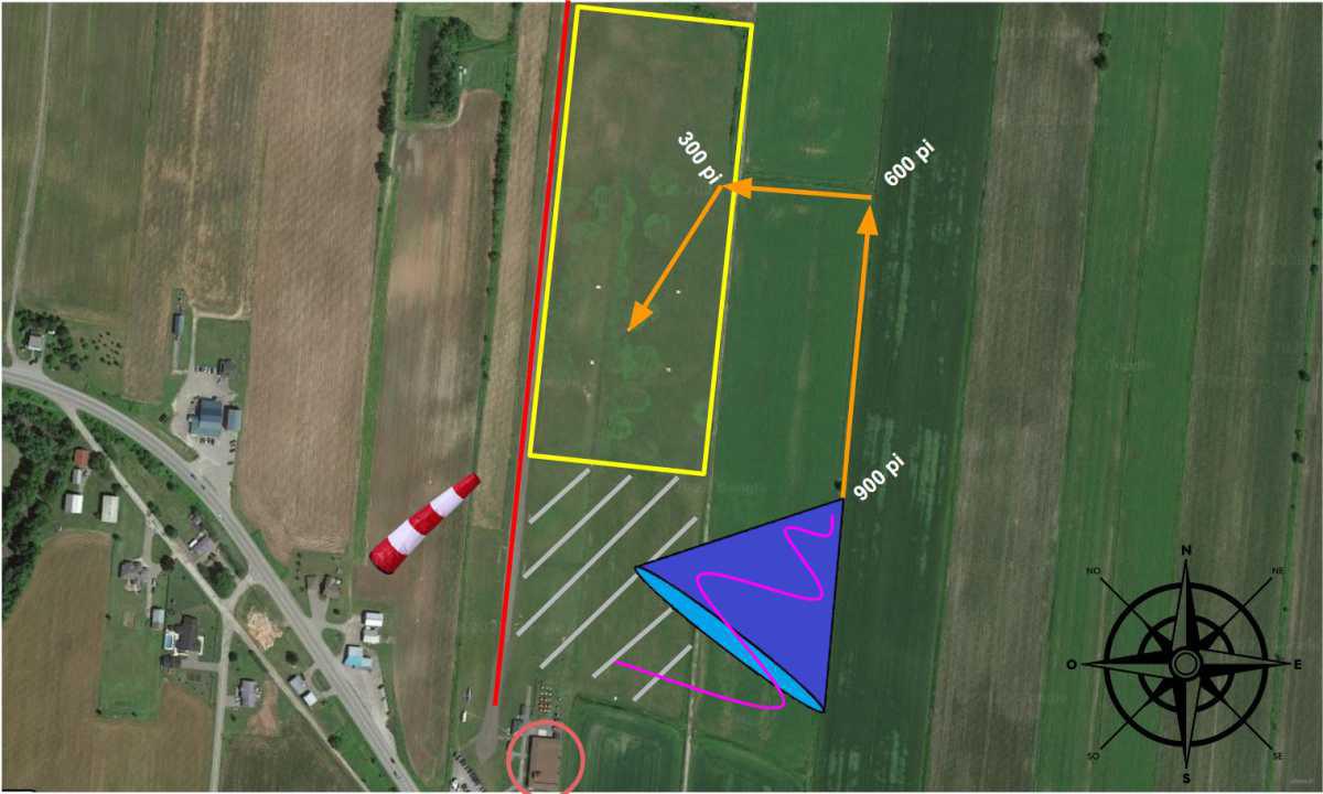 A. Le circuit d'atterrissage à St-Esprit - Rive-Nord