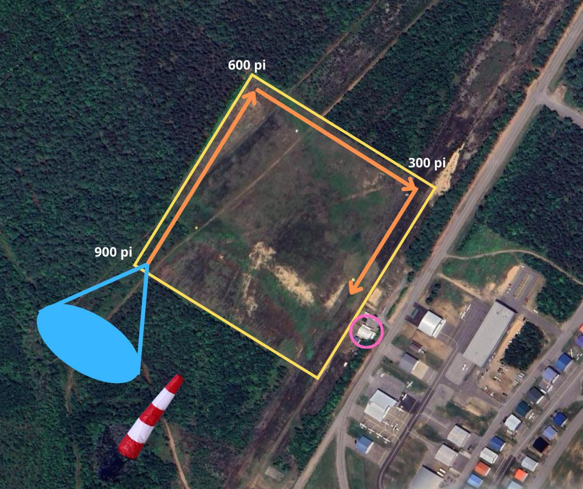 A. Le circuit d'atterrissage à Trois-Rivières