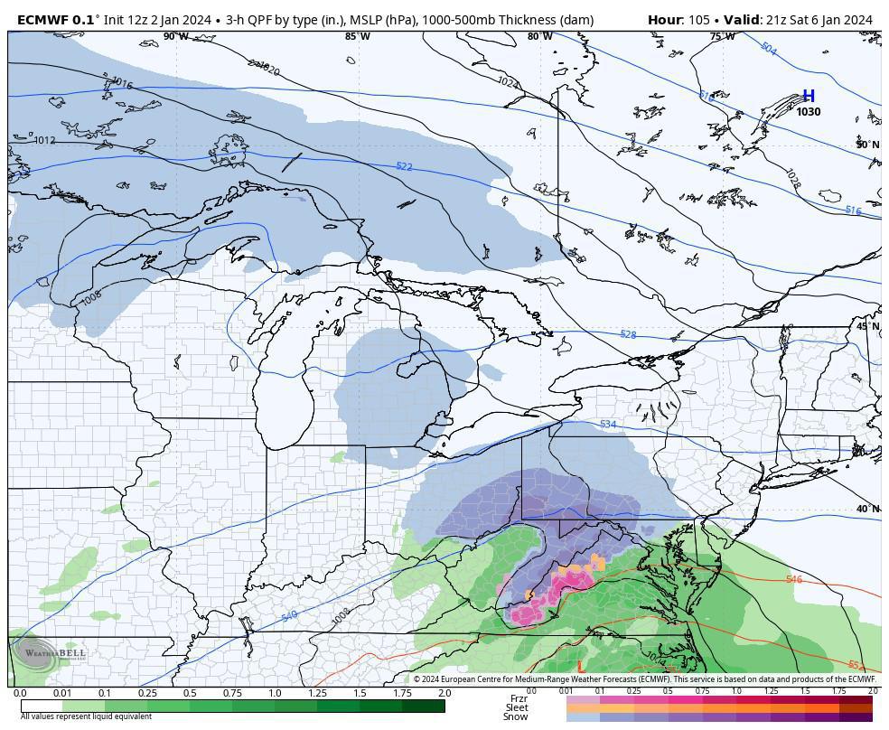 WATCHING SNOW POTENTIAL FOR LATE WEEKEND AND EARLY NEXT WEEK 