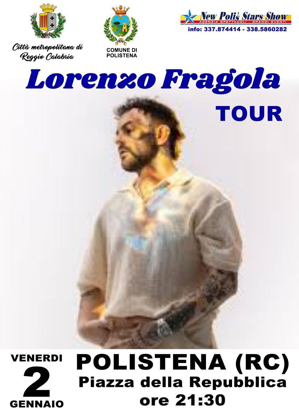 Concerto di Lorenzo Fragola (Inizio ore 21:30)