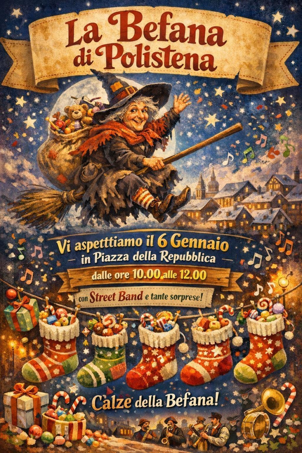 E' arrivata la Befana! (dalle ore 10:00)