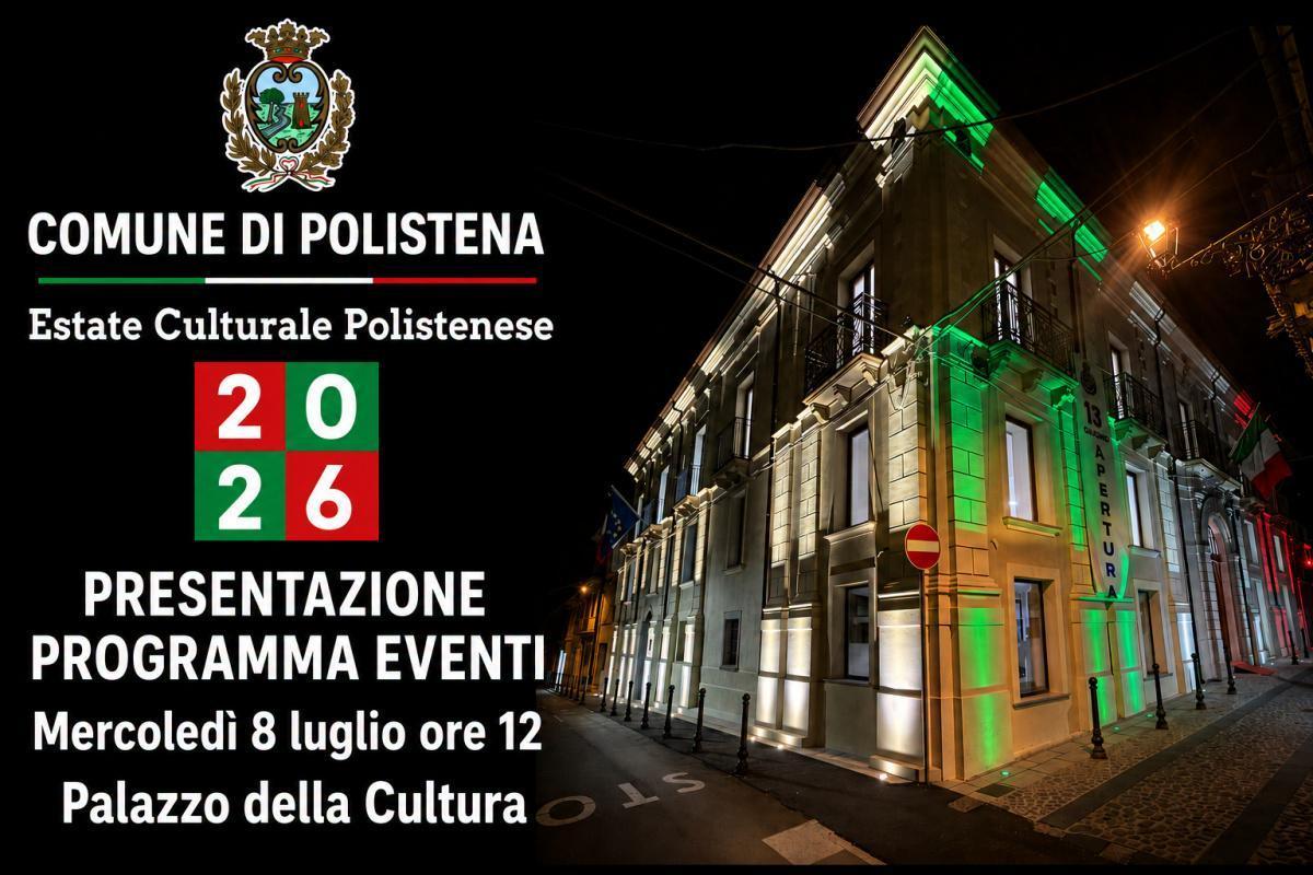Estate Culturale Polistenese 2026 - Presentazione Programma Eventi (inizio ore 12:00)