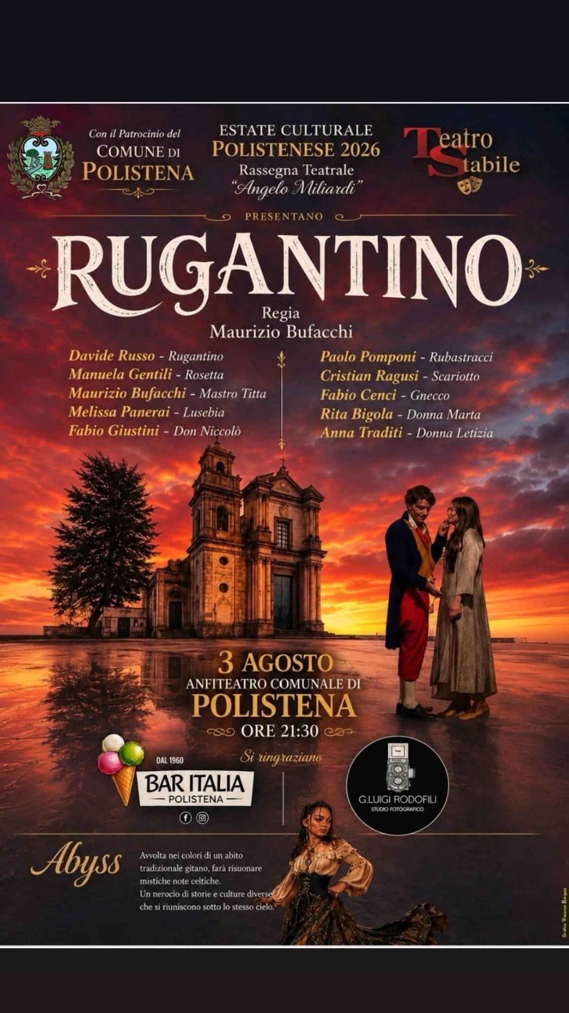 Rassegna Teatro Popolare Angelo Milardi "Il Rugantino" (inizio ore 22.00)