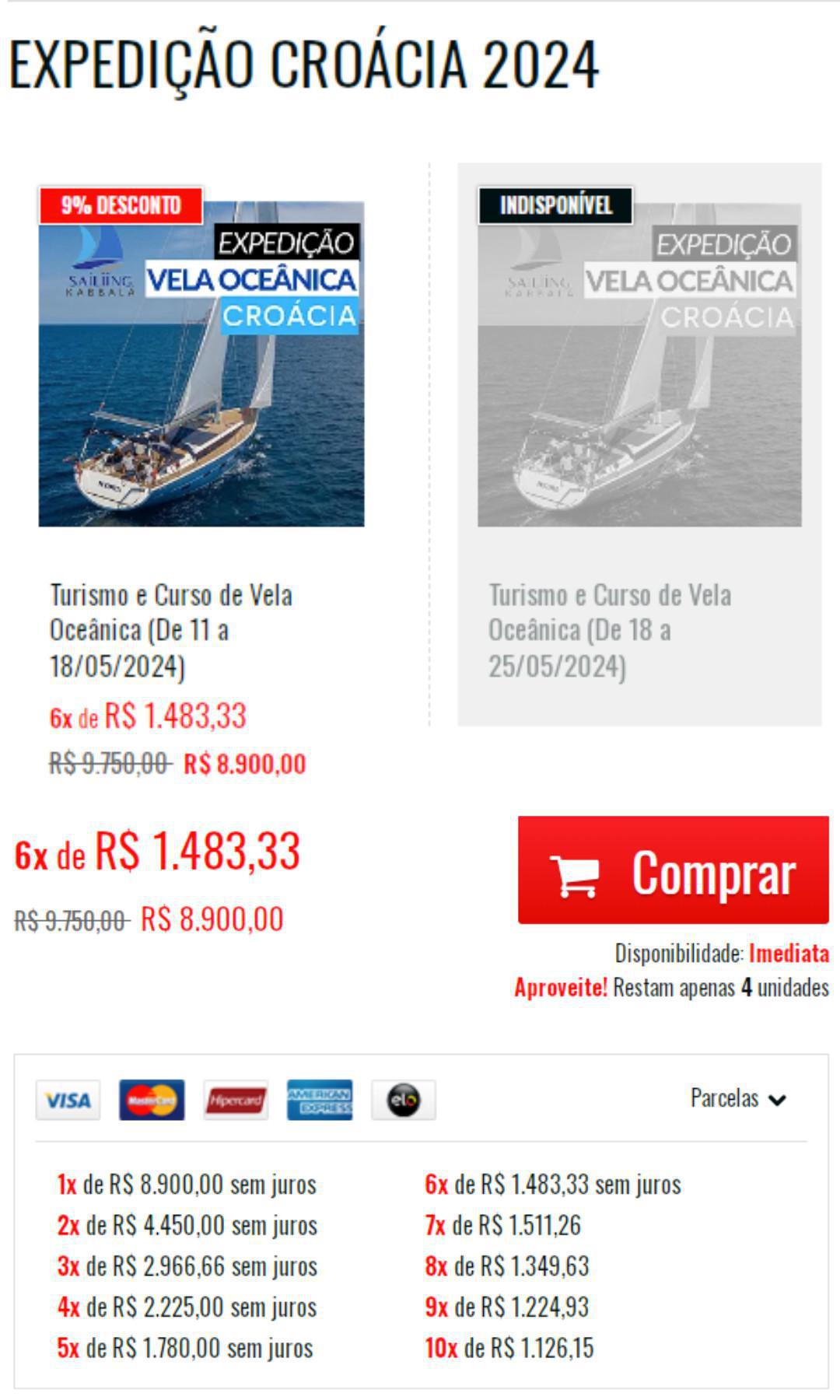  Croácia 2024 - Turismo e Curso de Vela Oceânica