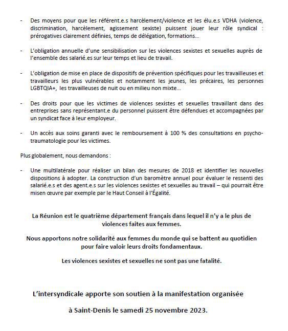 [Académie Réunion] Journée internationale pour l'élimination des violences faites aux femmes