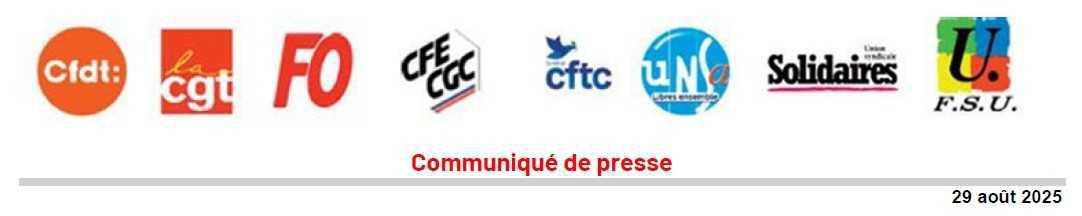 Tous grévistes le 18 septembre 2025 Tous grévistes le 18 septembre 2025