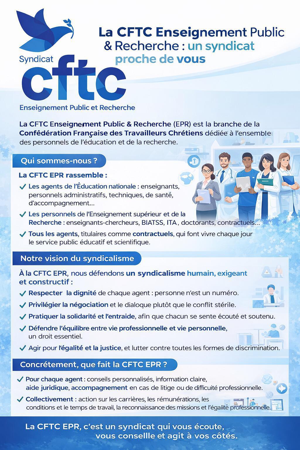 Pourquoi adhérer à la CFTC EPR ?