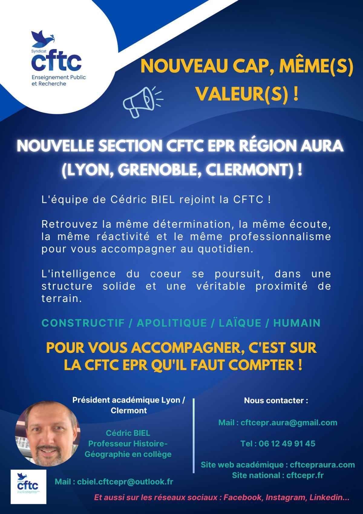 La Section CFTC EPR Aura vous invite à la rejoindre !