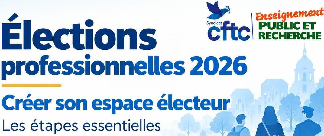 Elections 2026: Créer son espace électeur, c'est maintenant! Elections 2026: Créer son espace électeur, c'est maintenant!