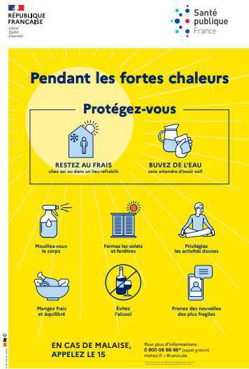 ATTENTION AUX FORTES CHALEURS