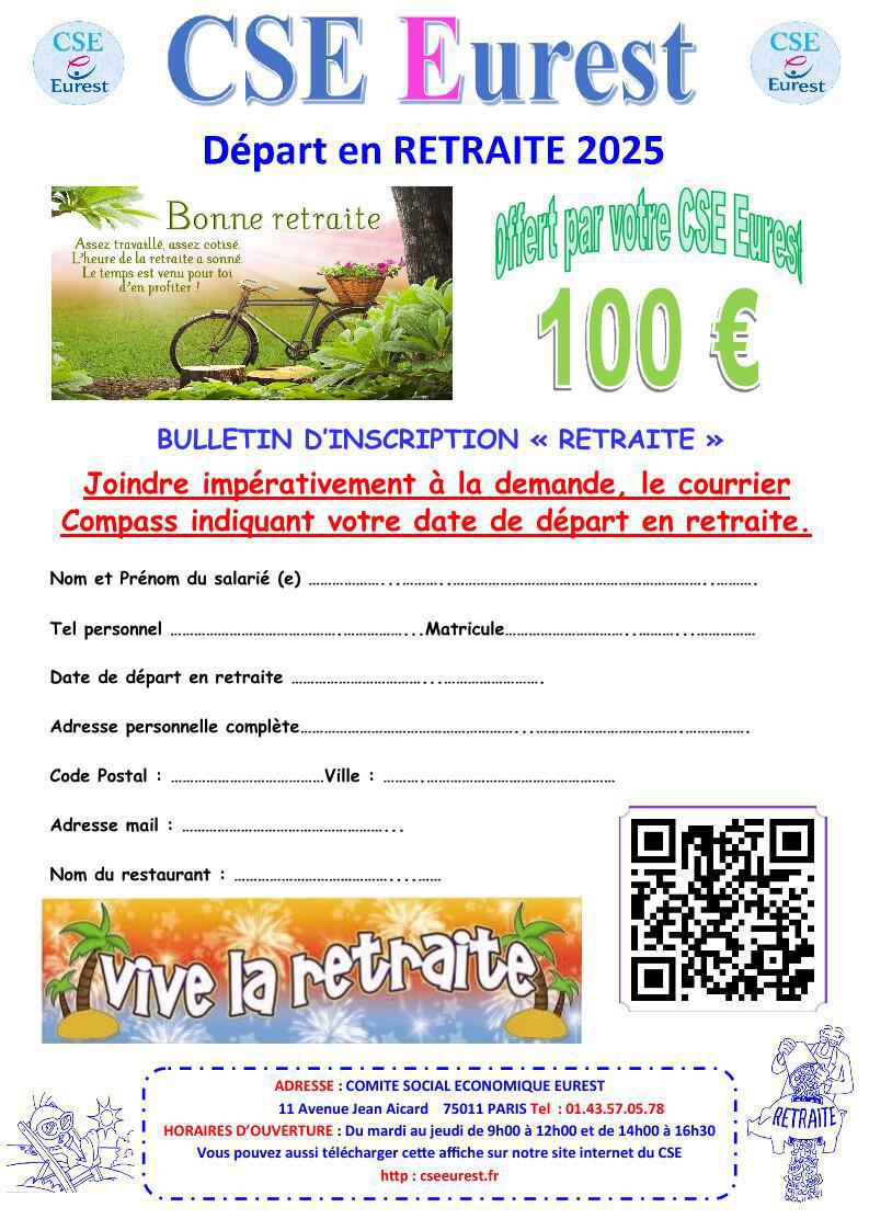 Coup de pouce départ en retraite