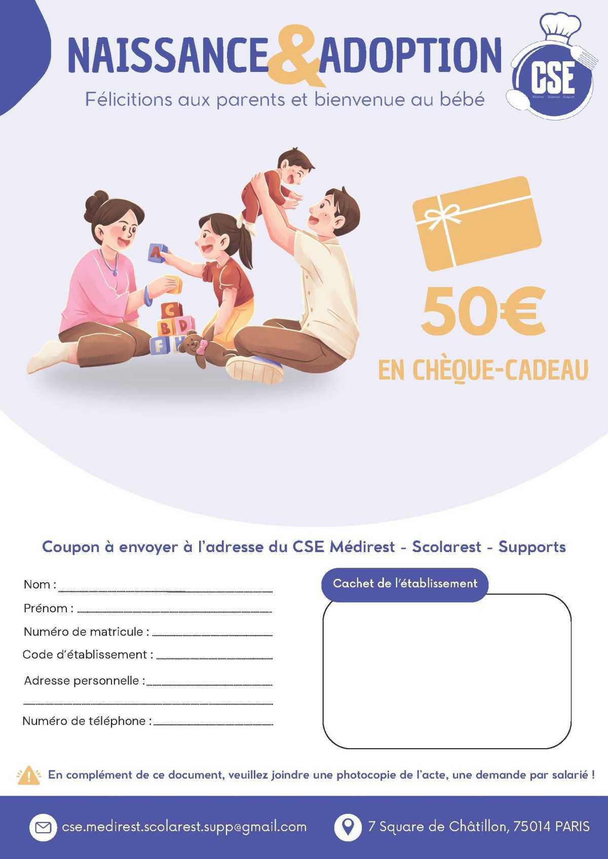 Affiche Naissance & adoption