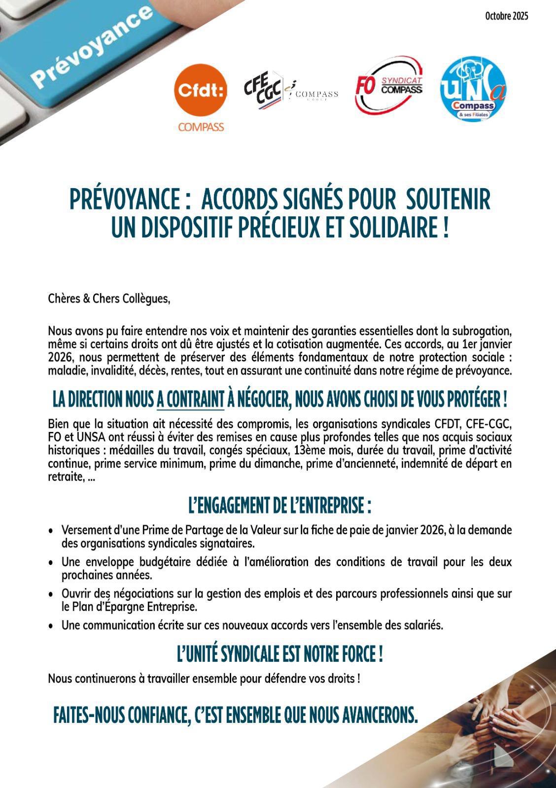 LA PREVOYANCE SAUVEE