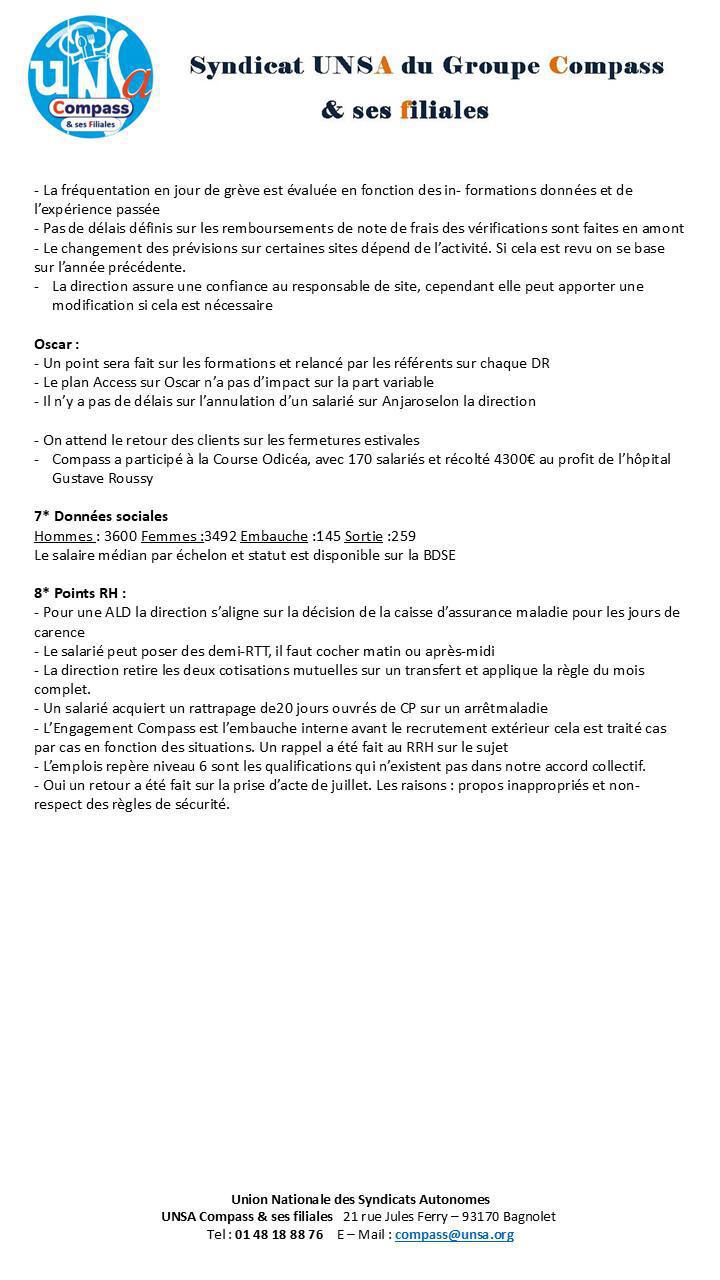 Compte rendu des CSE-E des 21 et 22 Octobre 2025