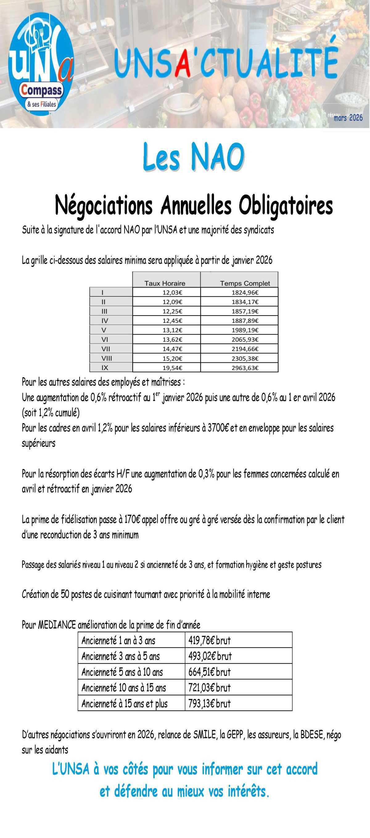UNSA'CTUALITE NAO 2026 nous souhaitions vous informer des principaux éléments de cet accord.