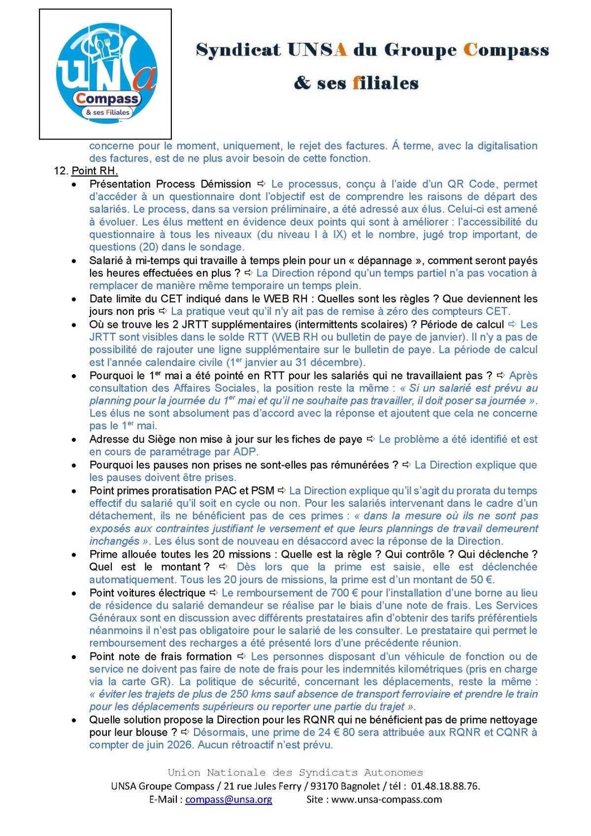 LETTRE D'informations du 29/30 Juin 2026 CSE Médirest/Scolarest