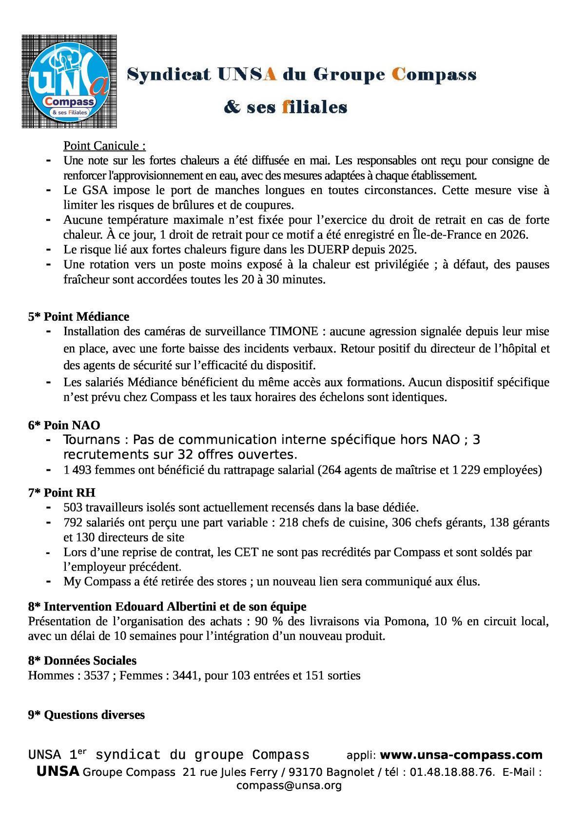 Compte rendu des CSE-E des 21 et 22 Juillet 2026
