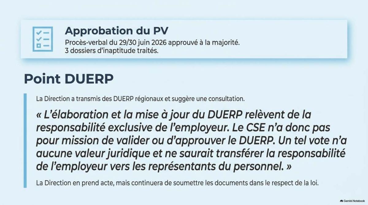 FLASH INFOS CSE JUILLET 2026