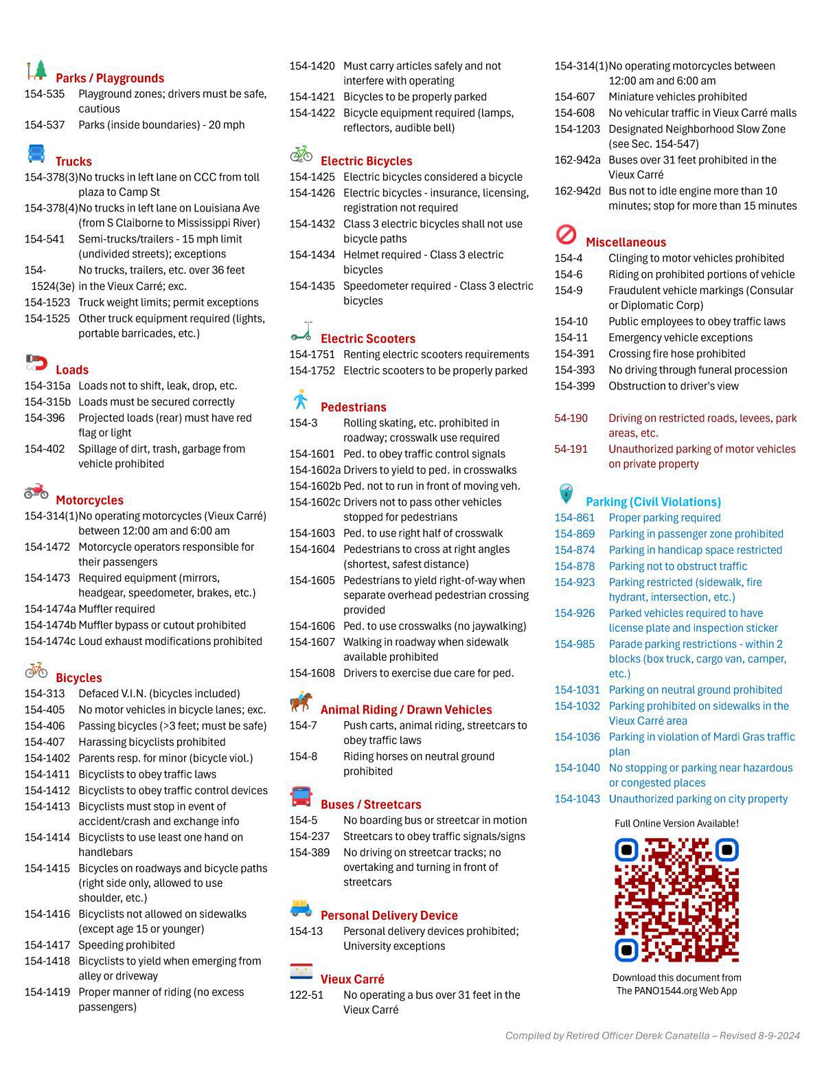 Laws and Statutes Section Updates