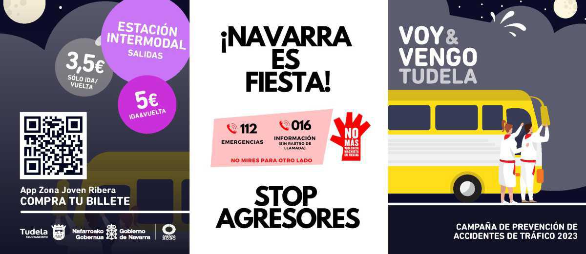 Voy y vengo Tudela: Campaña de prevención accidentes de tráfico