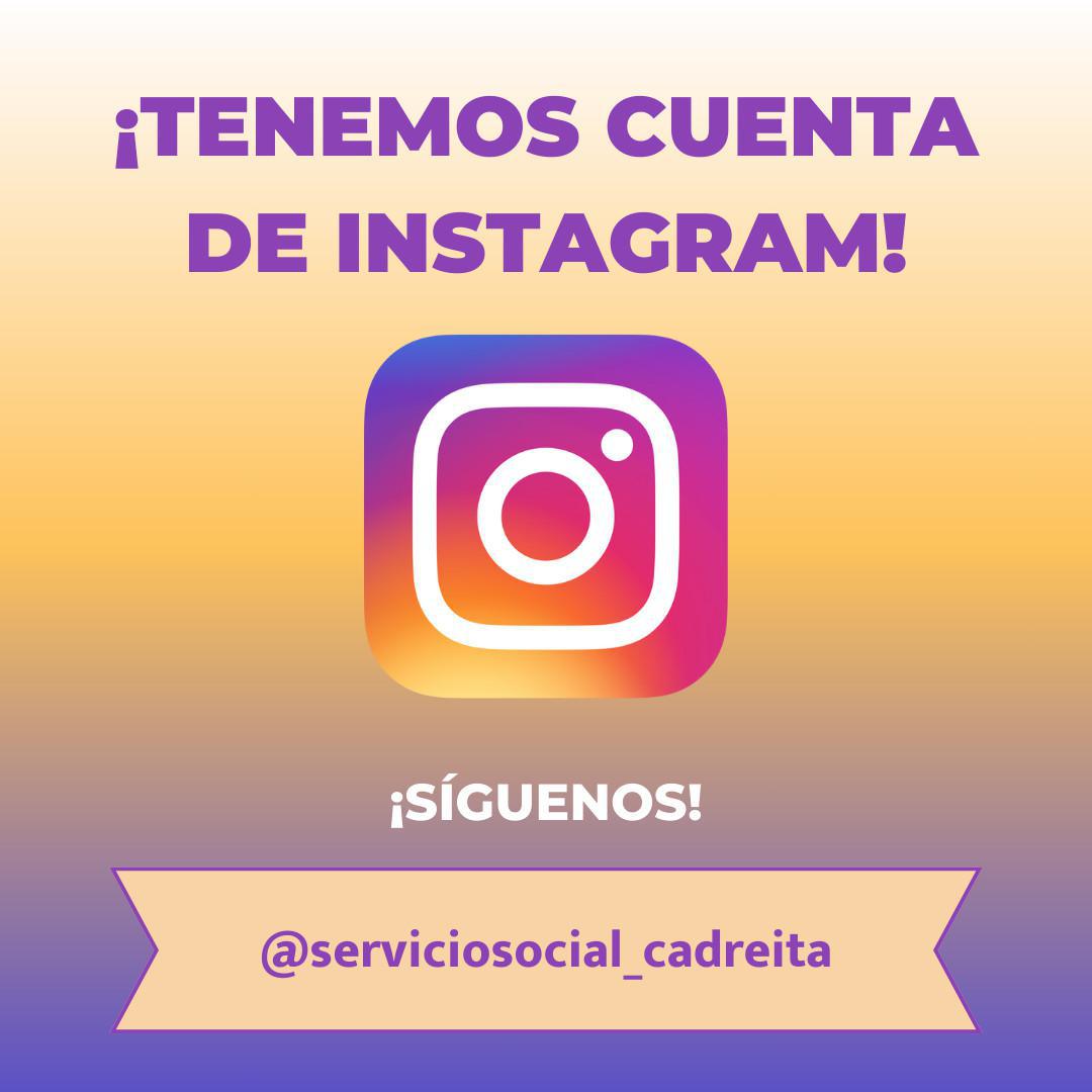 ¡Sigue nuestra cuenta de Instagram!