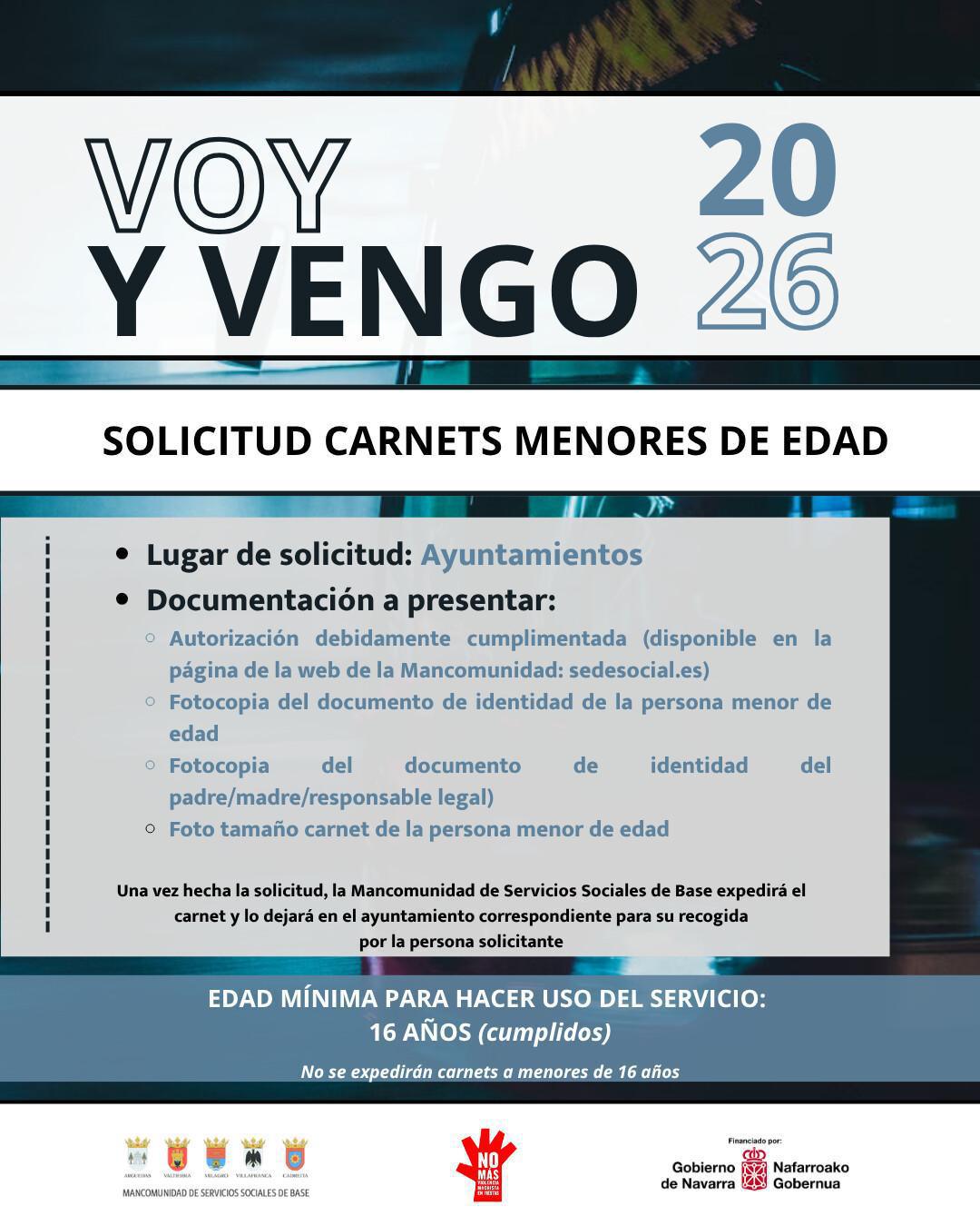 Voy y Vengo 2026 – Servicios de Fiestas Patronales