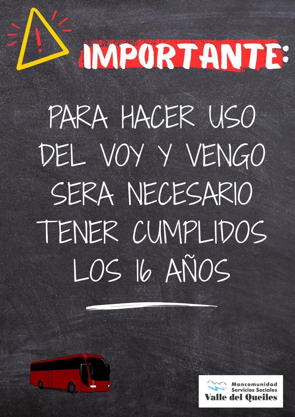 Aviso importante sobre Voy y Vengo