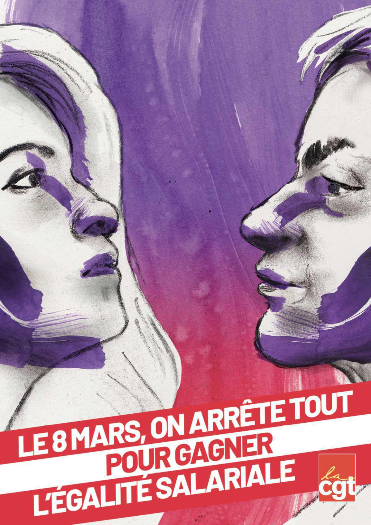 le 8 mars, on arrête tout pour conquérir l’égalité salariale !