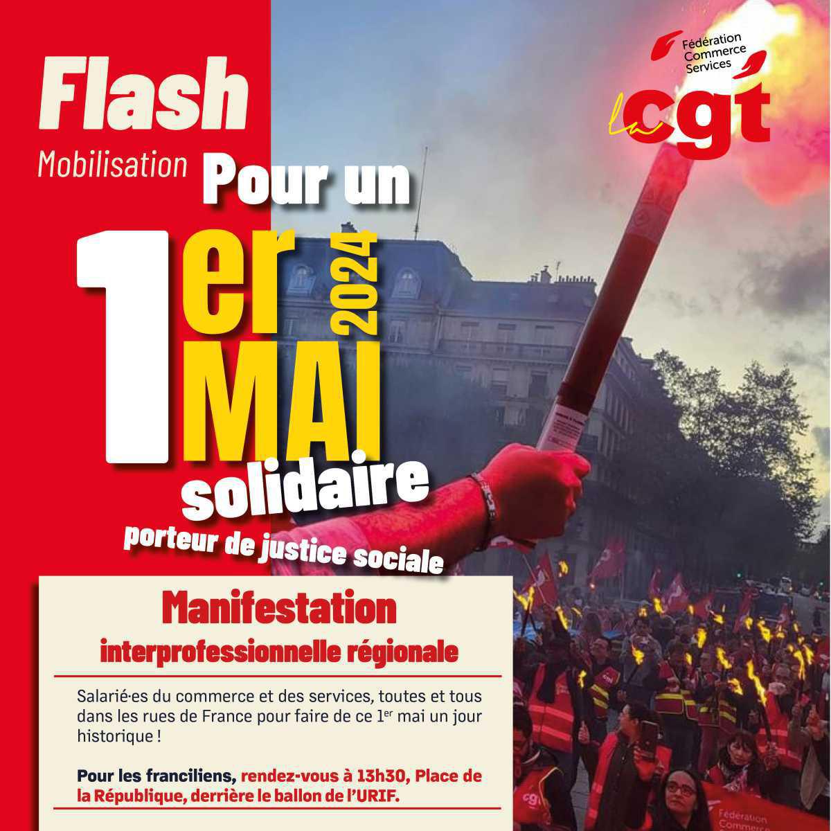 Journée du 1er mai rime avec manifestation 
