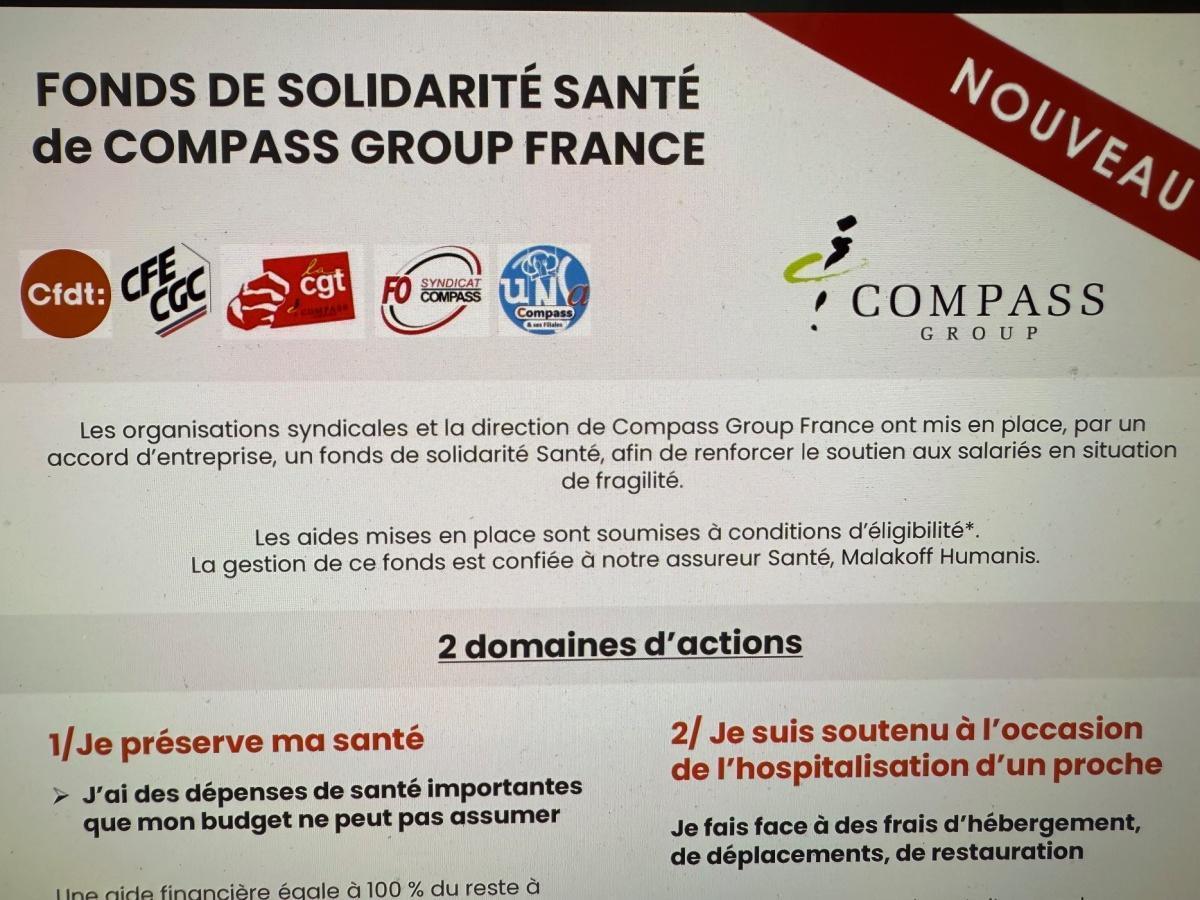 FONDS DE SOLIDARITÉ SANTÉ de COMPASS GROUP FRANCE FONDS DE SOLIDARITÉ SANTÉ de COMPASS GROUP FRANCE