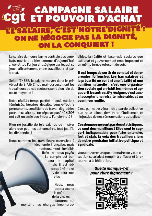 Campagne sur les salaires