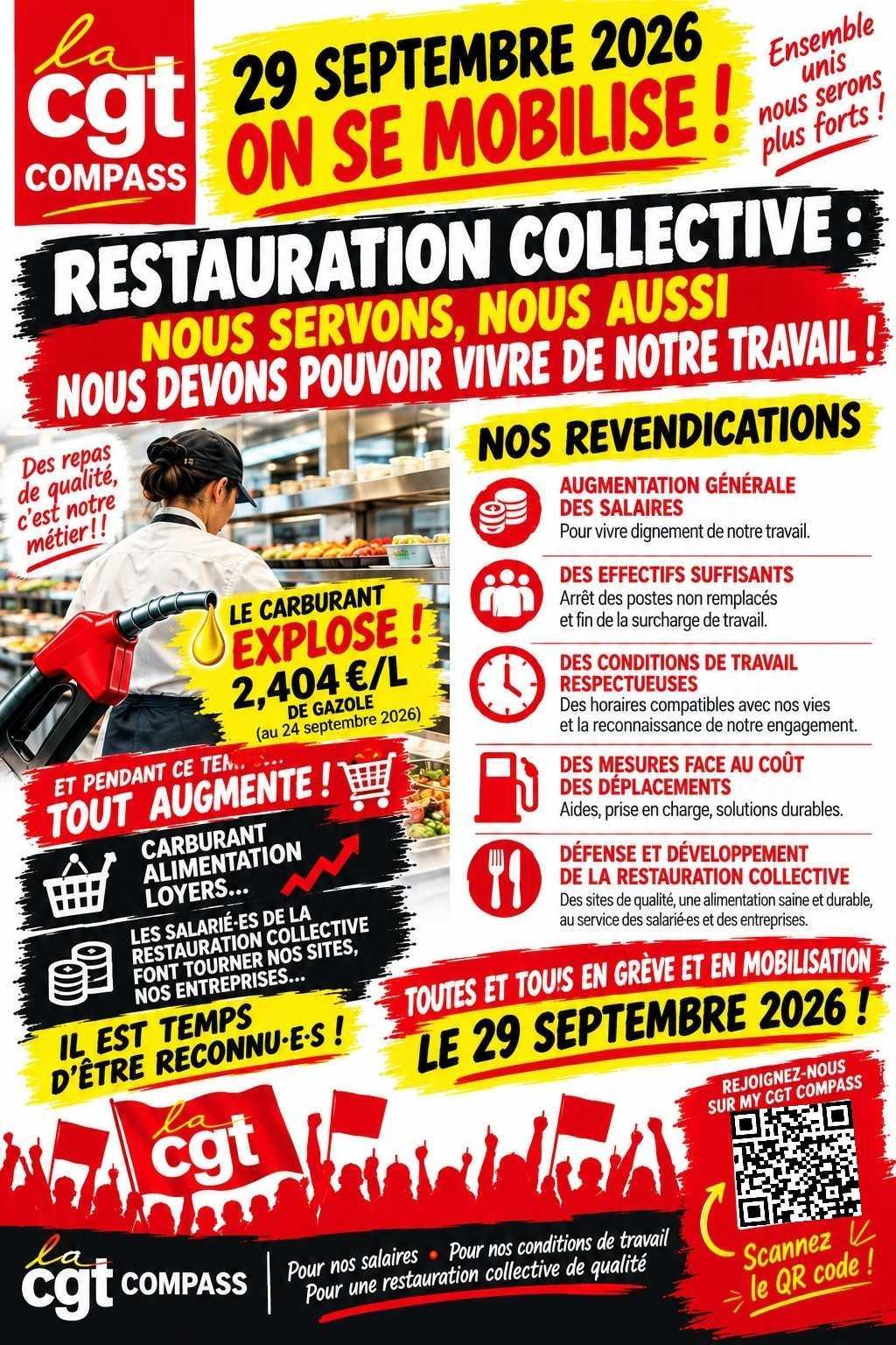 Lundi 29 journée d'action........on se mobilise!