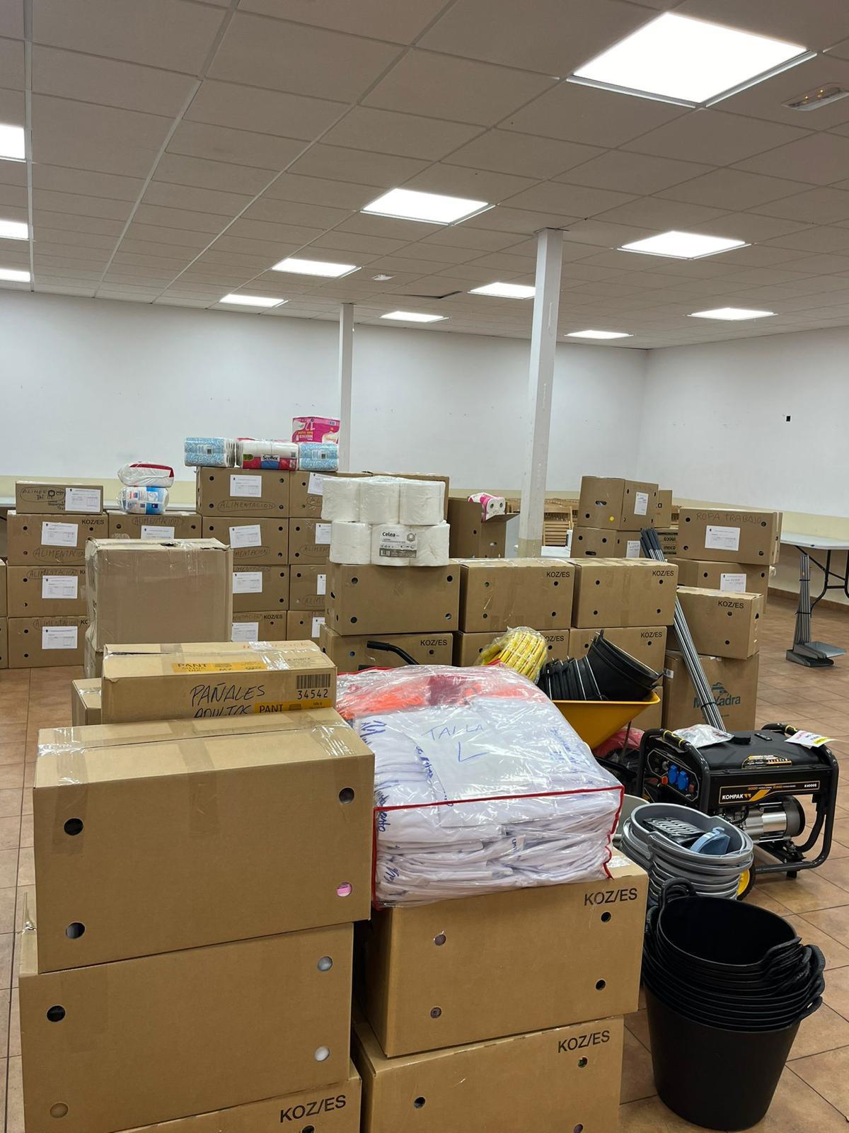 ENTREGADA LA AYUDA HUMANITARIA RECOGIDA ESTA SEMANA