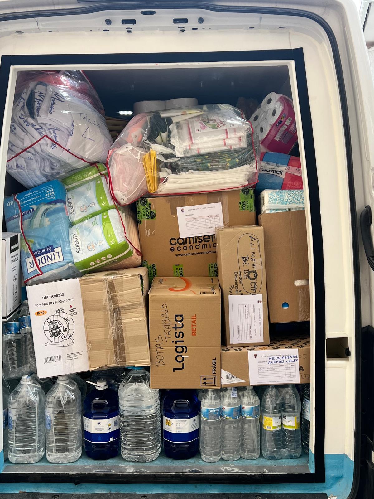 ENTREGADA LA AYUDA HUMANITARIA RECOGIDA ESTA SEMANA