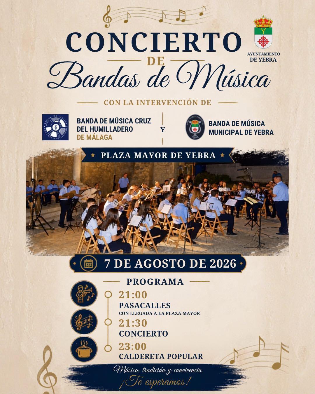 CONCIERTO DE BANDAS DE MÚSICA