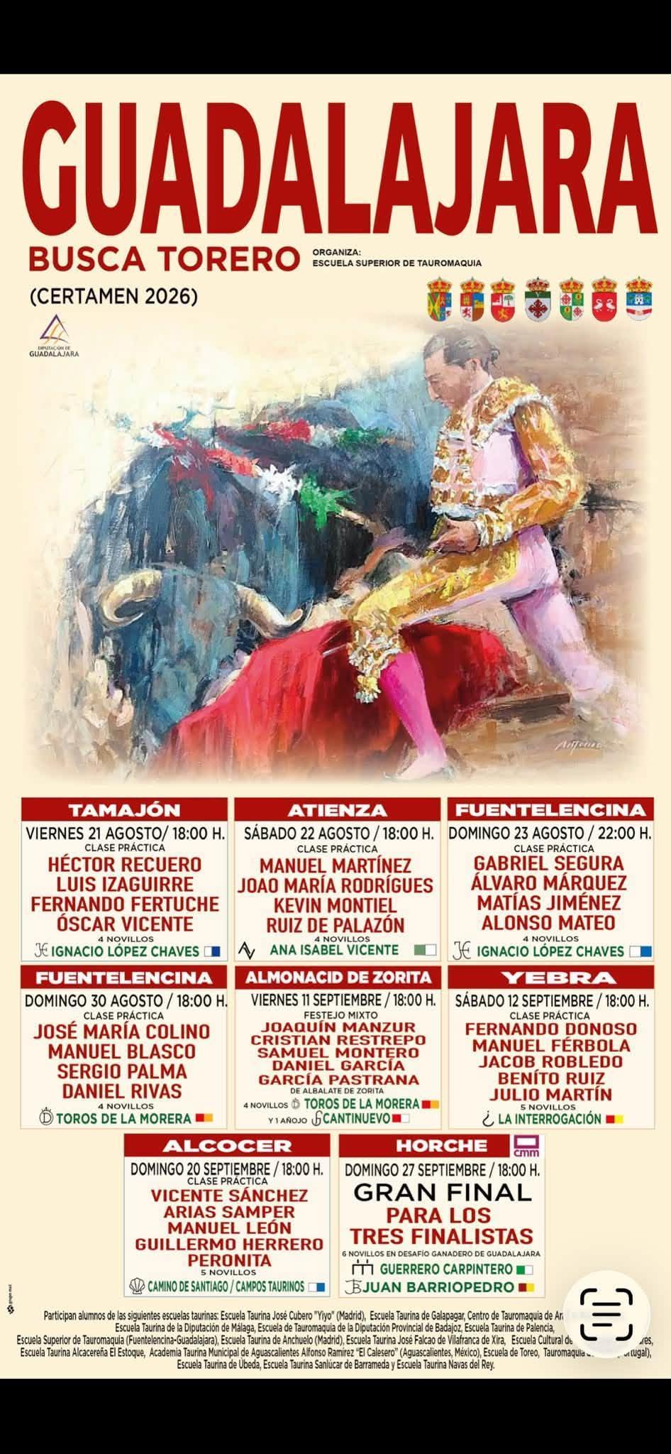GUADALAJARA BUSCA TORERO 2026