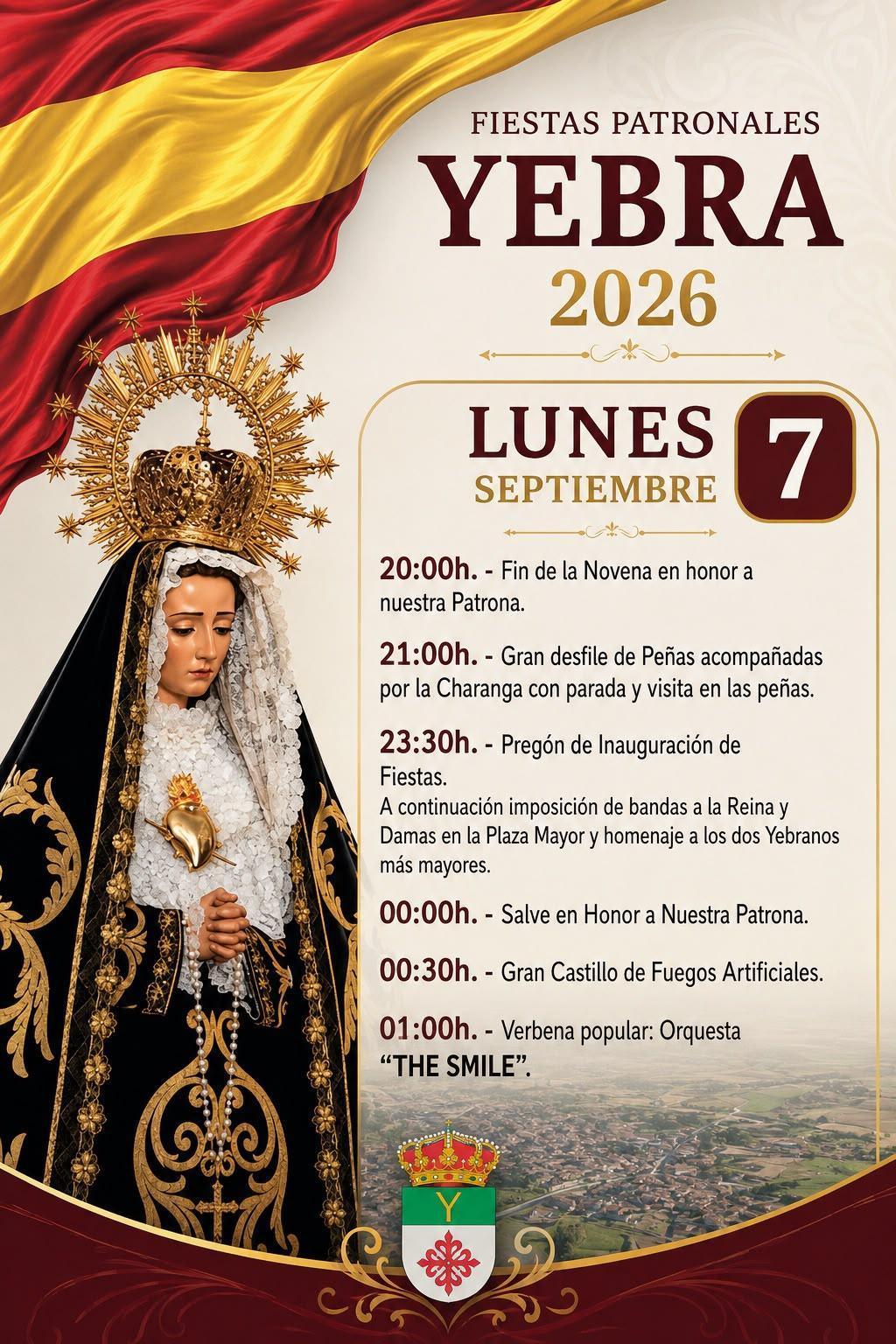 PROGRAMA DE FIESTAS DE SEPTIEMBRE 2026