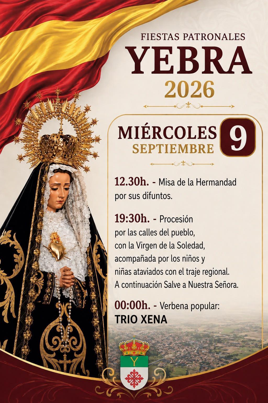 PROGRAMA DE FIESTAS DE SEPTIEMBRE 2026 PROGRAMA DE FIESTAS DE SEPTIEMBRE 2026