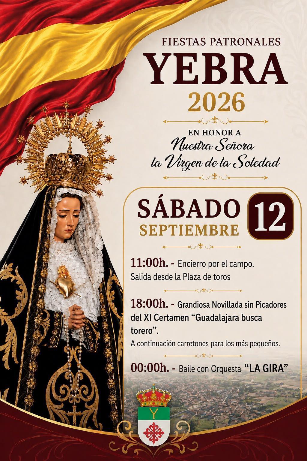 PROGRAMA DE FIESTAS DE SEPTIEMBRE 2026 PROGRAMA DE FIESTAS DE SEPTIEMBRE 2026