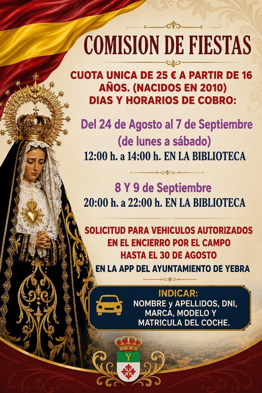 PROGRAMA DE FIESTAS DE SEPTIEMBRE 2026