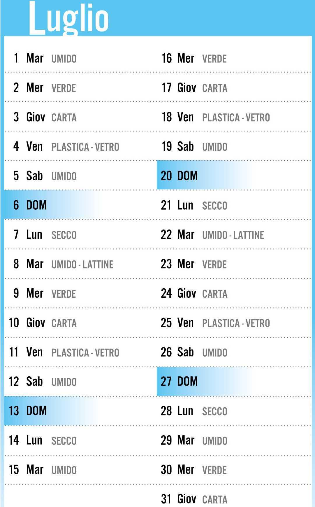 Calendario