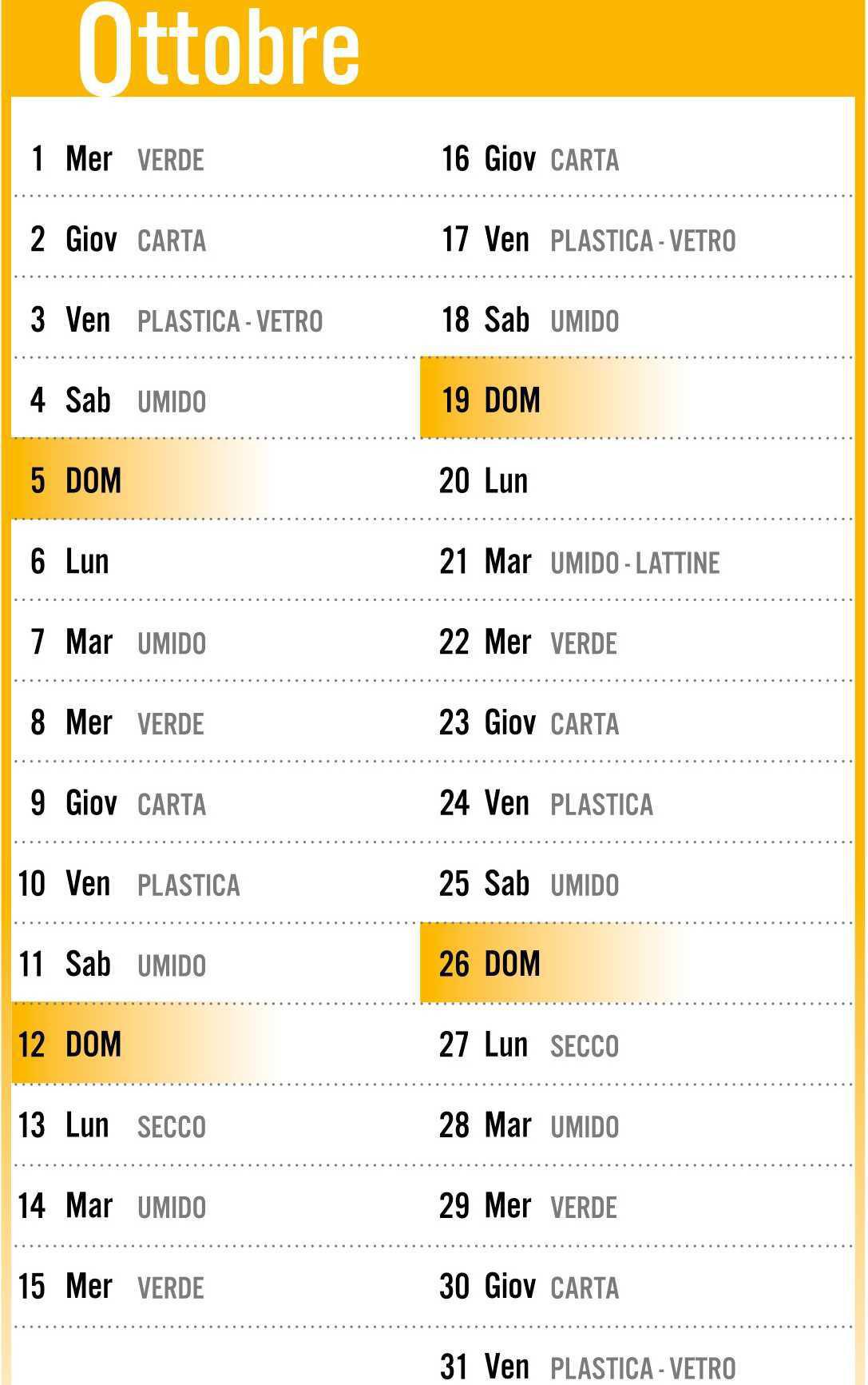 Calendario