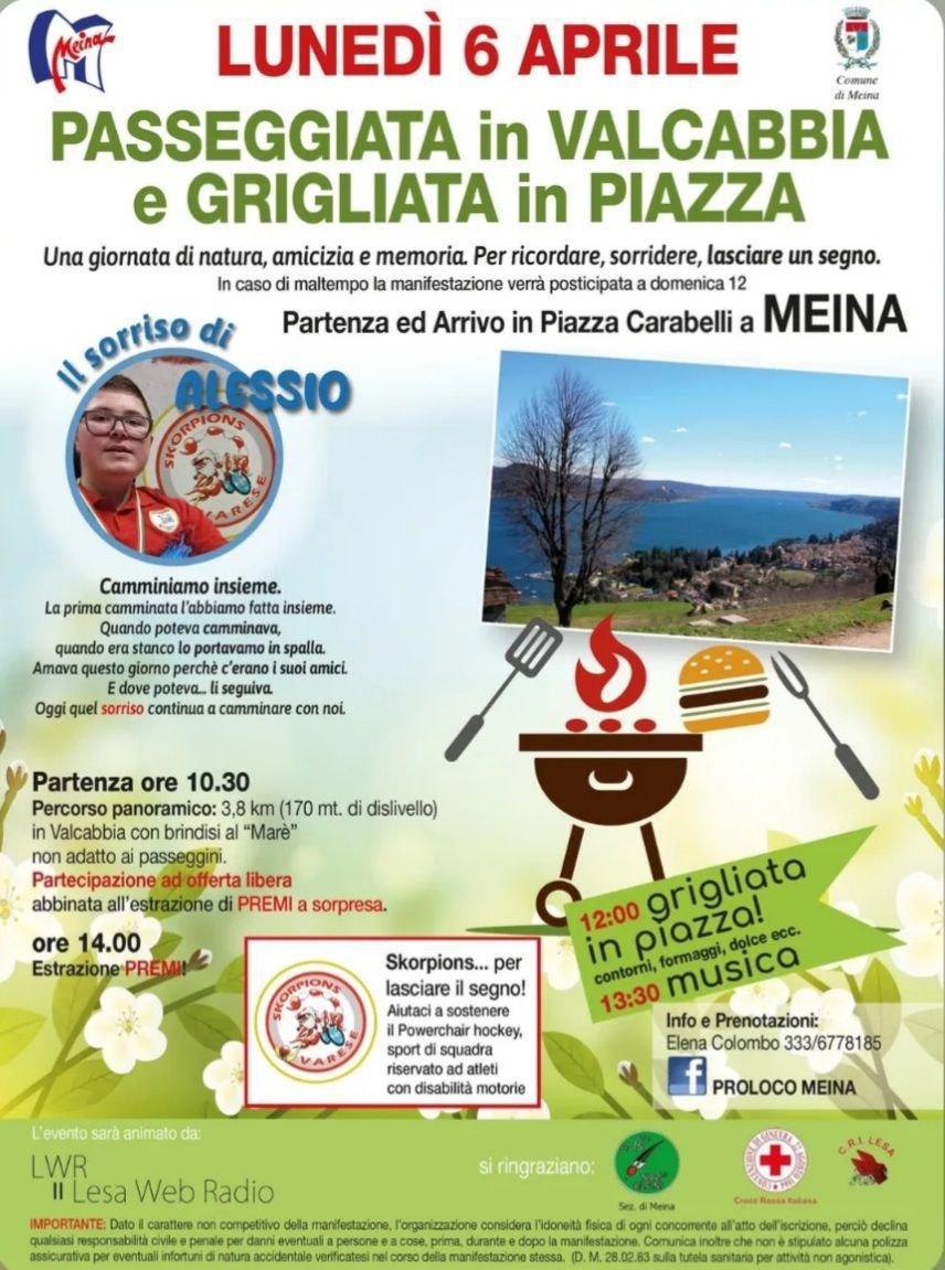 Passeggiata in Valcabbia e Grigliata in Piazza (partenza ore 10.30)