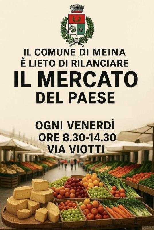Mercato del Paese (ore 8.30-14.30) 