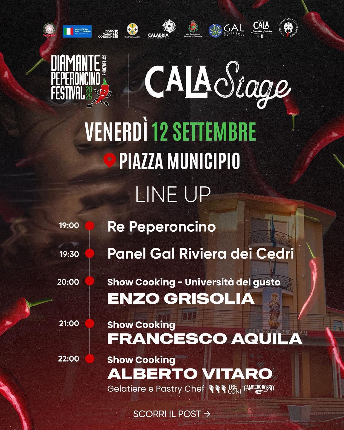 Cala Stage - Diamante Peperoncino Festival (dalle ore 19.00)