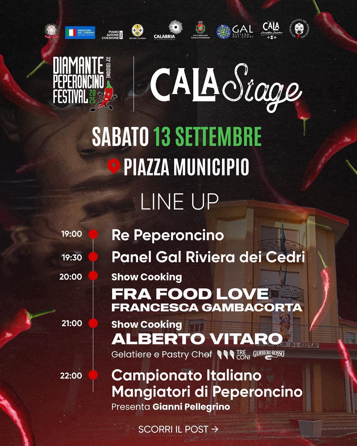 Cala Stage - Diamante Peperoncino Festival (dalle ore 19.00)