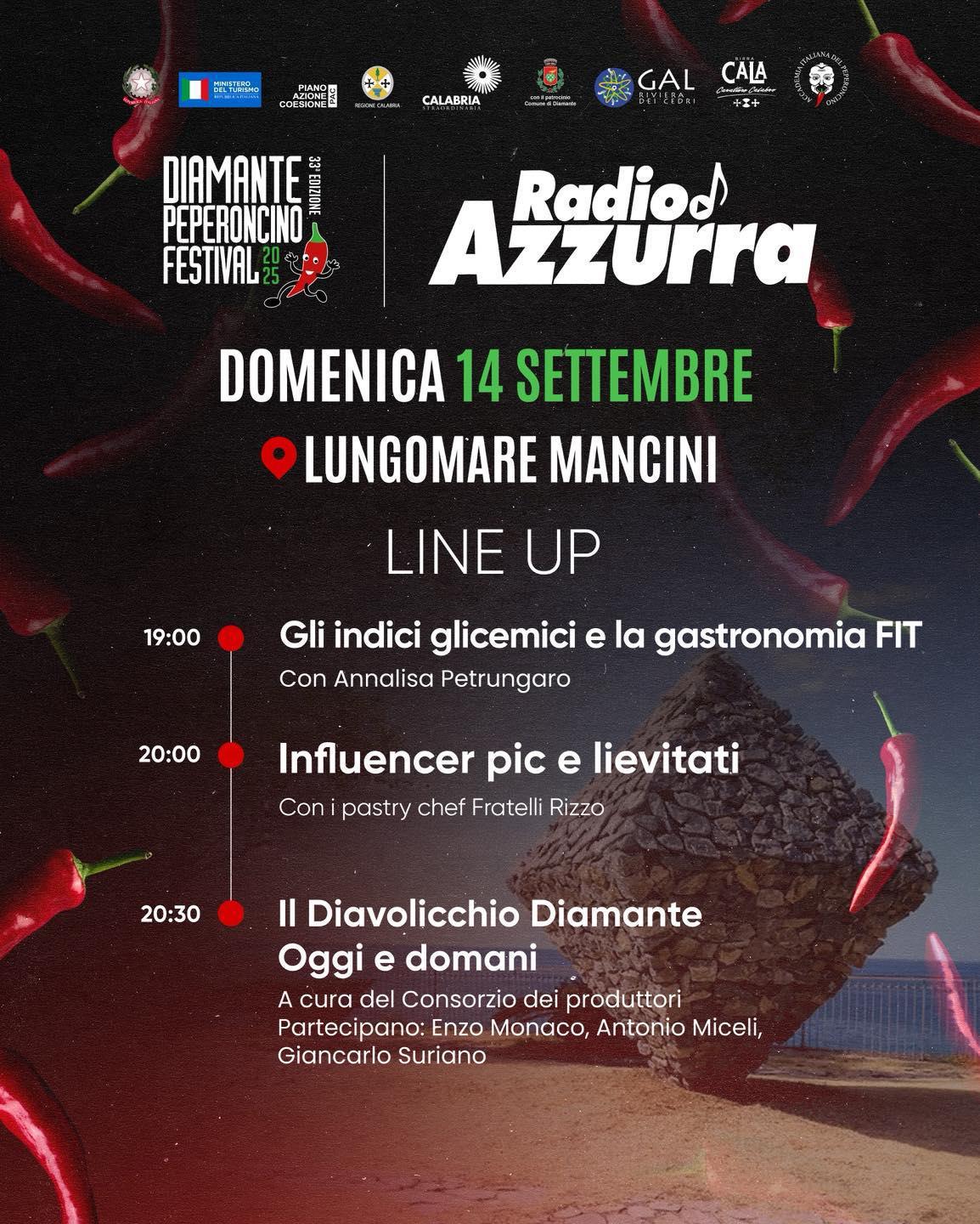 Radio Azzurra - Diamante Peperoncino Festival (dalle ore 19.00)