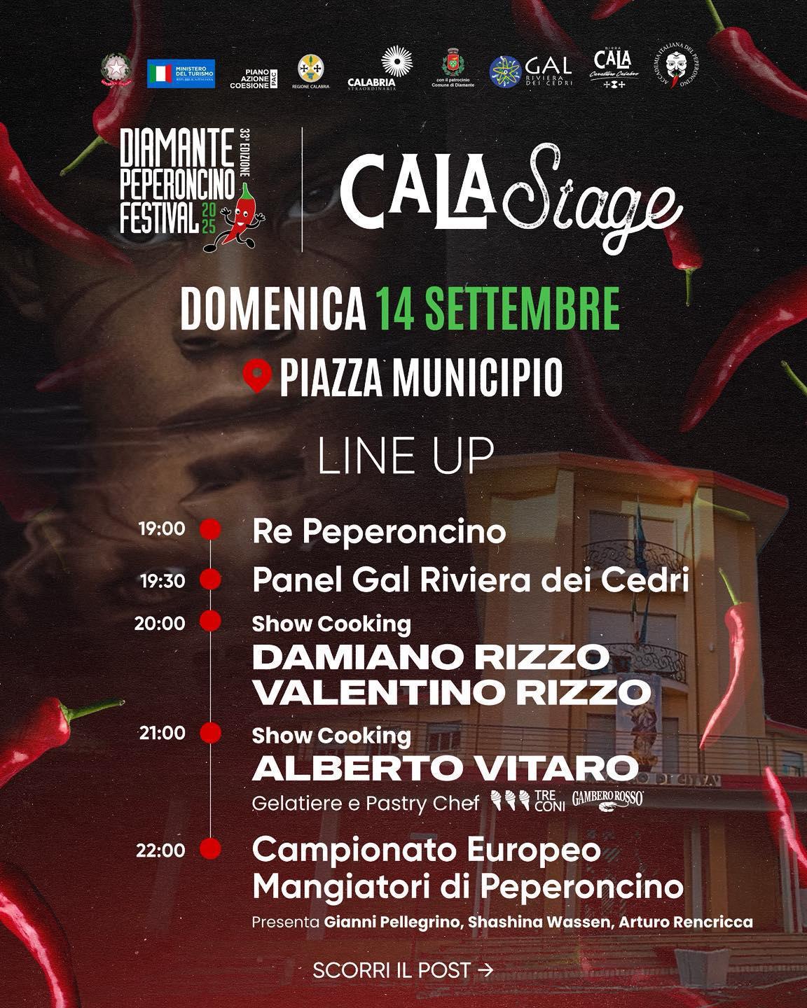 Cala Stage - Diamante Peperoncino Festival (dalle ore 19.00)