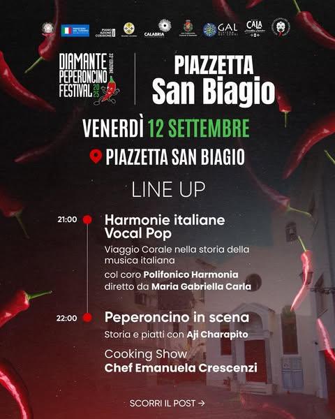 Piazzetta San Biagio - Diamante Peperoncino Festival (dalle ore 21.00)