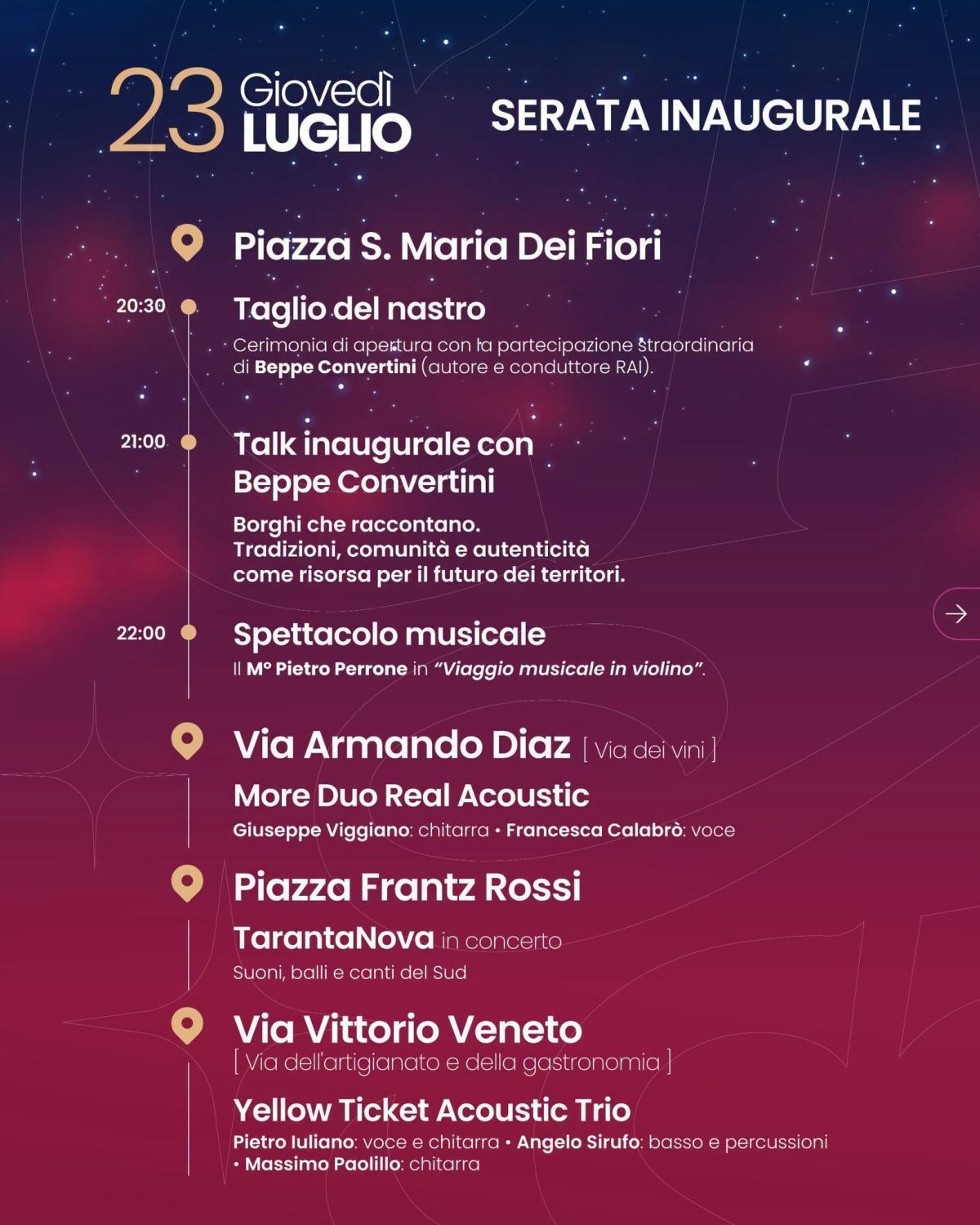 Calici Sotto Le Stelle XVII ED (dalle ore 20.30)